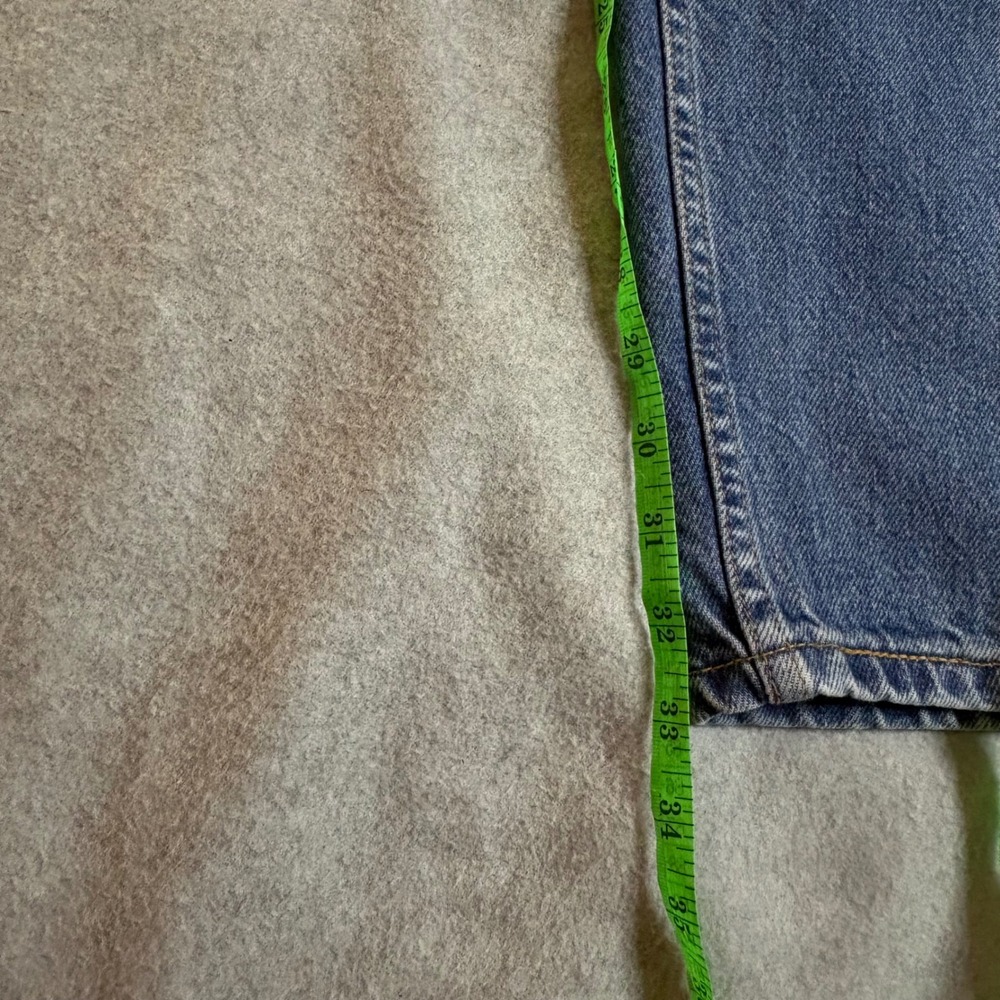 Levis 560 Loose Fit Tapered Leg Jeans Mens 38x32 Blue Denim Vintage 90s Skater - Picture 11 of 13